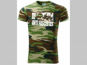 Antifascistas  pánske maskáčové tričko 100%bavlna